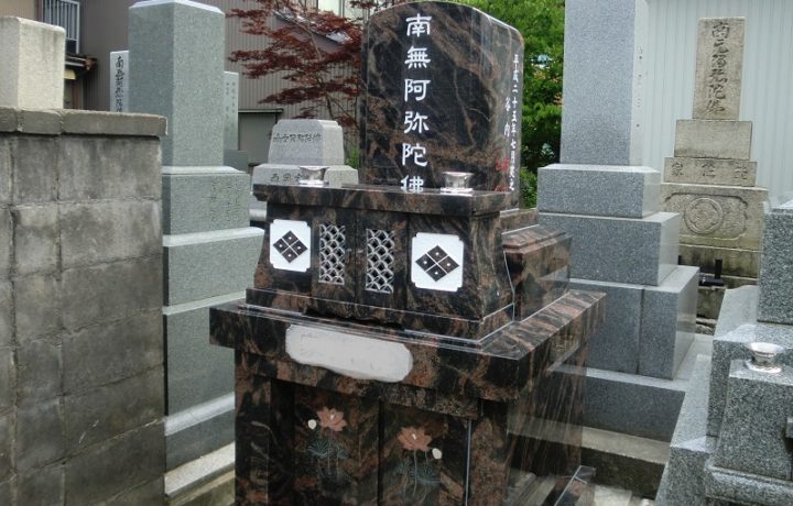 富山市 T様 お墓の建立（和洋型墓石）