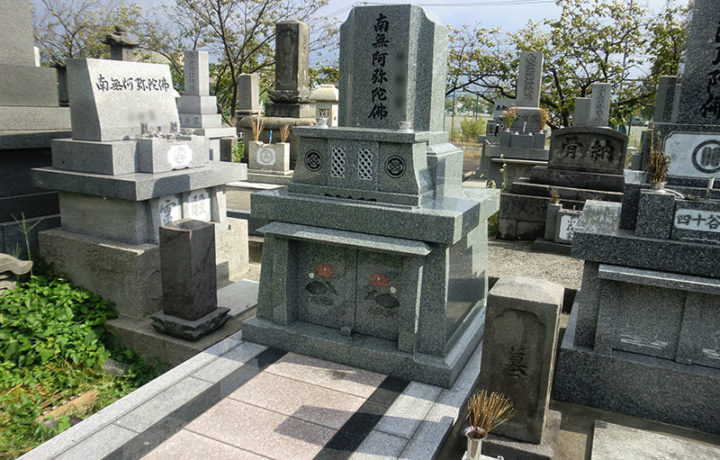 富山市 N様 お墓の建立（和洋型墓石）