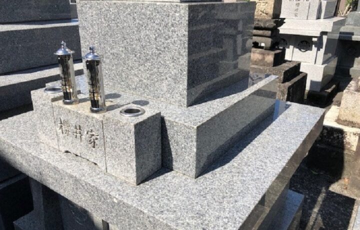 富山市　Ｈ様　墓石クリーニング